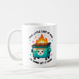 Caneca De Café Fogo de Lixeira Engraçado Esta Pequena Luz Minha
