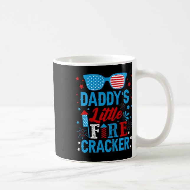 Caneca De Café Fogo do Dia da Independência do Firecracker Daddys (Direita)