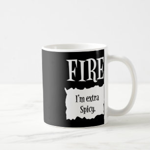 Caneca De Café FOGO - Roupa de Taco de Halloween de Hot Packet