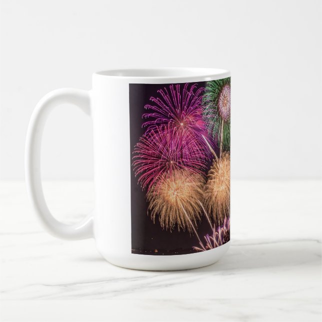 Caneca De Café fogos de artifício (Esquerda)