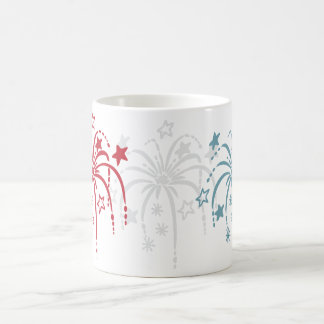 Caneca De Café Fogos de artifício 4 de julho Coffee Mug