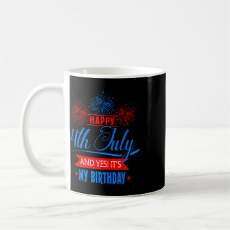 Caneca De Café Fogos de Artifício de 4 de Julho Aniversário EUA P