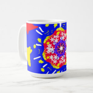 Caneca De Café Fogos de artifício estilo 4 de julho