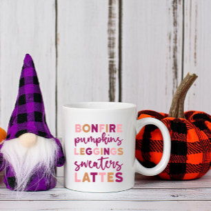 Caneca De Café Fogueira Sazonal Bonfire Suatros Pumpkins Latte