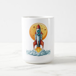 Caneca De Café foguete