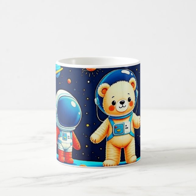 Caneca De Café Foguete Teddy Cósmico (Centro)