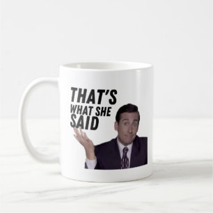 Caneca De Café Foi o que ela disse (Michael) Coffee Mug