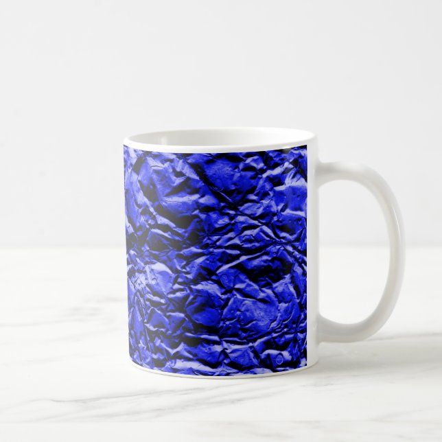 Caneca De Café Folha Azul #2 (Direita)