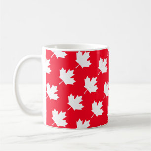 Caneca De Café Folha de bordo canadense. CANADÁ. Patriótico.