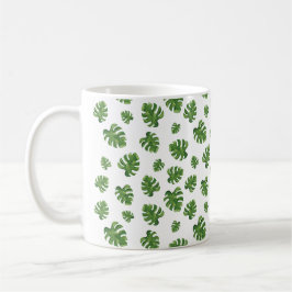 Caneca de Café Folha de Monstera