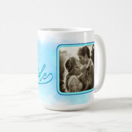 Caneca De Café Folha de Seleção de Modelo de Foto de Palavra