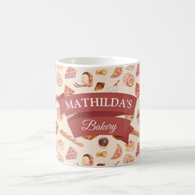 Caneca De Café Folha personalizada e elegante (Centro)