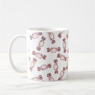 Caneca De Café Folha rosa Candies Café Mug