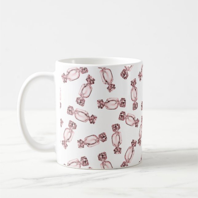 Caneca De Café Folha rosa Candies Café Mug (Esquerda)