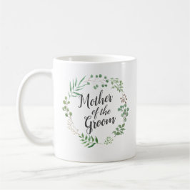 Caneca De Café Folha Wreath Greenerescência Botânica | Mãe Do Alc