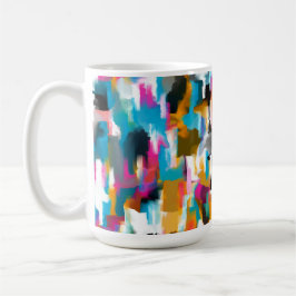 Caneca De Café Folhagem Rosa