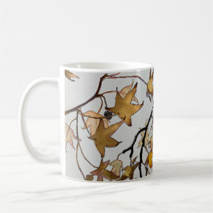 Caneca De Café folhas amarelas do outono Mug