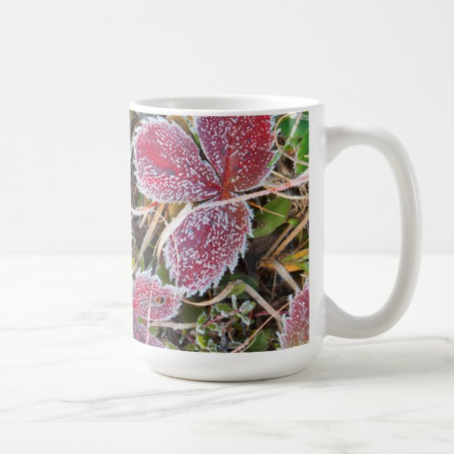 Caneca De Café Folhas cobertas de geada, Canadá (Direita)