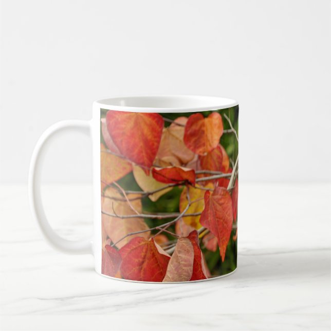 Caneca De Café Folhas coloridas do outono (Esquerda)
