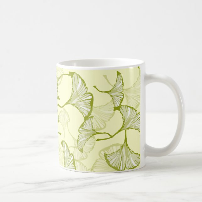 Caneca De Café Folhas da nogueira-do-Japão (Direita)
