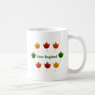 Caneca De Café Folhas da queda de Nova Inglaterra