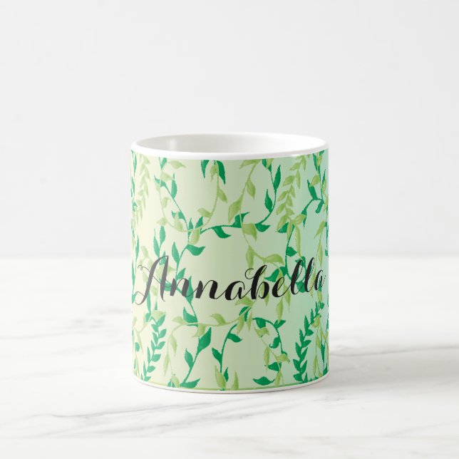 Caneca De Café Folhas dançantes (Centro)