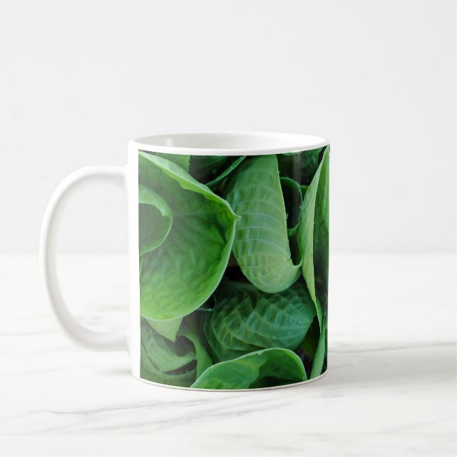 Caneca De Café Folhas de foca verde (Esquerda)