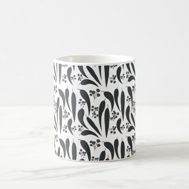 Caneca De Café Folhas de goma e nozes (Centro)