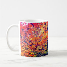 Caneca De Café Folhas de laranja