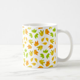 Caneca De Café Folhas de mapeamento