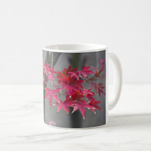 Caneca De Café Folhas de Mapeamento Japonesas