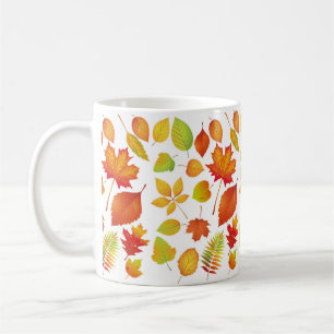 Caneca De Café Folhas de outono Brilhantes