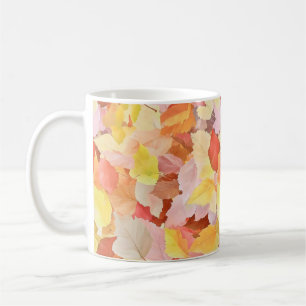 Caneca De Café Folhas de outono Coloridas