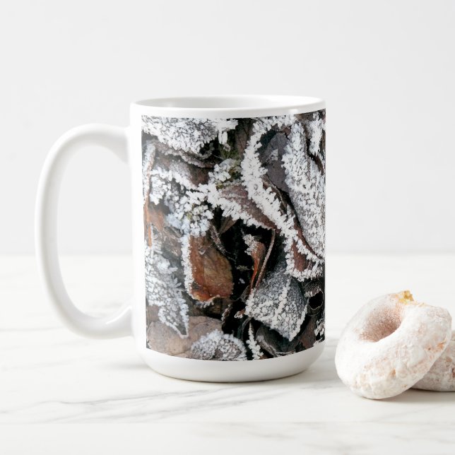 CANECA DE CAFÉ FOLHAS DO INVERNO (Com Donut)