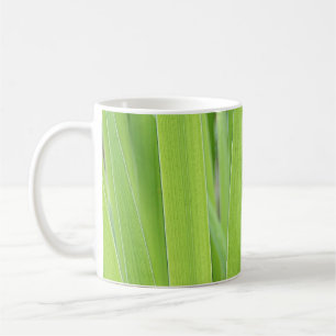 Caneca De Café Folhas do verde da íris