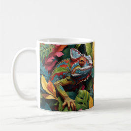 Caneca De Café Folhas e cores do Lagarto