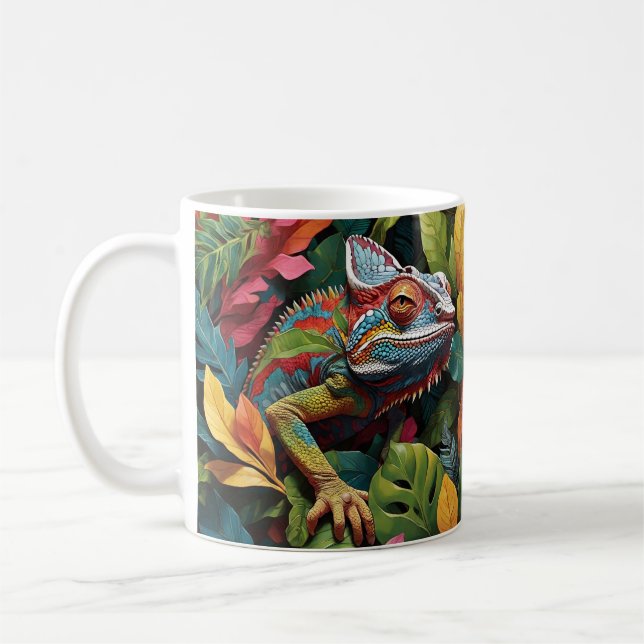 Caneca De Café Folhas e cores do Lagarto (Esquerda)