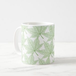 Caneca De Café Folhas Mug