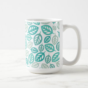 Caneca De Café Folhas Mug