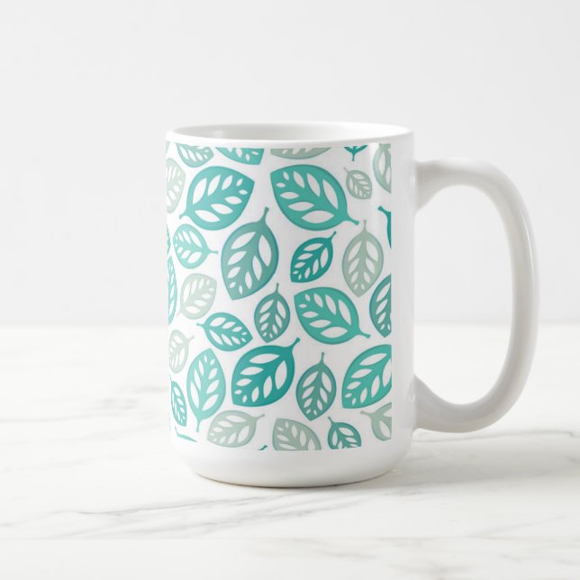 Caneca De Café Folhas Mug (Direita)