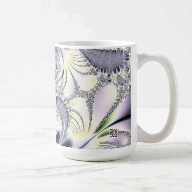 Caneca De Café Folhas Roxas (Direita)