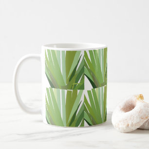 Caneca De Café Folhas tropicais