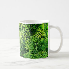 Caneca De Café Folhas verdes