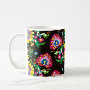 Caneca De Café Folheto: azulejos coloridos retrorreflectores