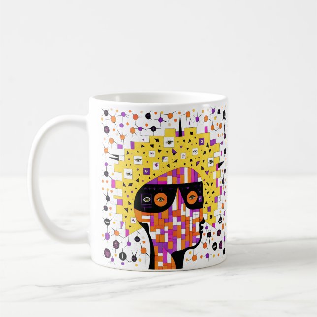 Caneca De Café Folk 001 Nancy (Esquerda)