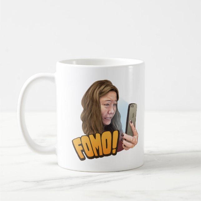 CANECA DE CAFÉ FOMO! (Esquerda)
