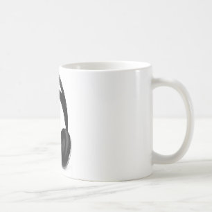 Caneca De Café Fone de ouvido pop Art