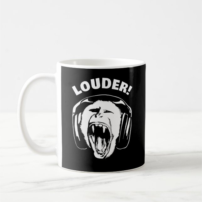 Caneca De Café Fones de ouvido Mackey Loud Music Lover (Esquerda)