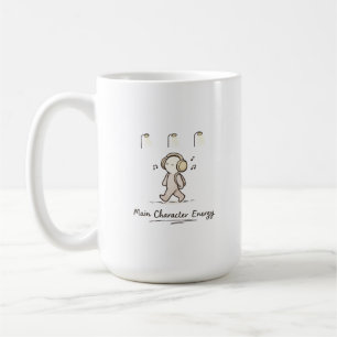 Caneca De Café Fones de Ouvido Solo Walk Personagem Principal