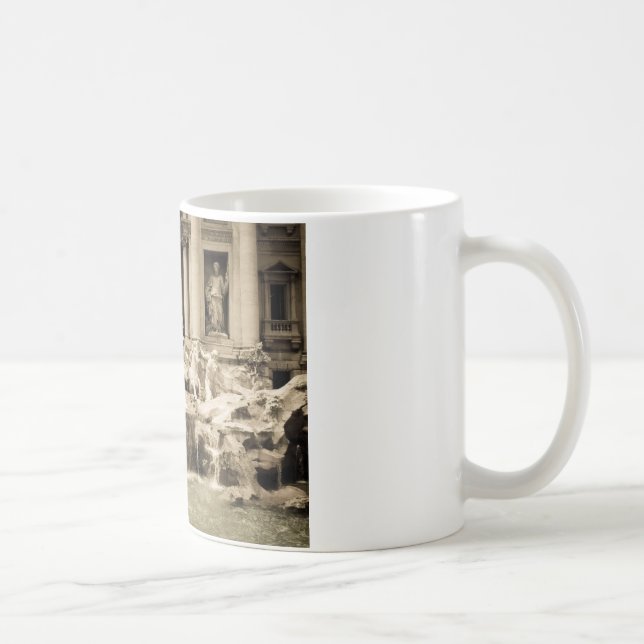 Caneca De Café Fonte clássica do Trevi, Roma (Direita)